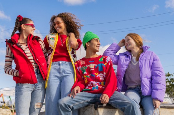 Adolescentes en un parque